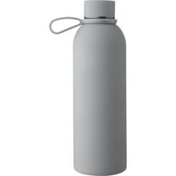 Butelka termiczna 500 ml z nadrukiem Twojego logo, materiał: pp, stal nierdzewna, silikon, stal, kolor: grafitowy Butelka termiczna 500 ml z nadrukiem Twojego logo, materiał: pp, stal nierdzewna, silikon, stal, kolor: grafitowy