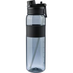 Butelka sportowa 900 ml z nadrukiem Twojego logo, materiał: karton, pp, kolor: czarny Butelka sportowa 900 ml z nadrukiem Twojego logo, materiał: karton, pp, kolor: czarny