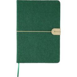 Notatnik ok. A5 z nadrukiem Twojego logo, materiał: pu, papier, rpet, kolor: zielony Notatnik ok. A5 z nadrukiem Twojego logo, materiał: pu, papier, rpet, kolor: zielony