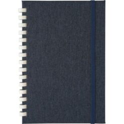 Notatnik ok. A5 z nadrukiem Twojego logo, materiał: papier, rpet, kolor: niebieski