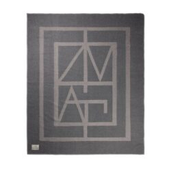 Koc VINGA Monogram z nadrukiem Twojego logo, materiał: poliester, kolor: szary