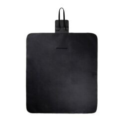 Koc piknikowy VINGA Baltimore z nadrukiem Twojego logo, materiał: pu, poliester, kolor: czarny Koc piknikowy VINGA Baltimore z nadrukiem Twojego logo, materiał: pu, poliester, kolor: czarny