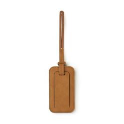 Zawieszka bagażowa VINGA Bosler z nadrukiem Twojego logo, materiał: poliester, pc, kolor: brązowy Zawieszka bagażowa VINGA Bosler z nadrukiem Twojego logo, materiał: poliester, pc, kolor: brązowy