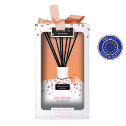 Patyczki zapachowe TREATMENTS z nadrukiem Twojego logo, materiał: guma, karton, szkło, kolor: różowy Patyczki zapachowe TREATMENTS z nadrukiem Twojego logo, materiał: guma, karton, szkło, kolor: różowy