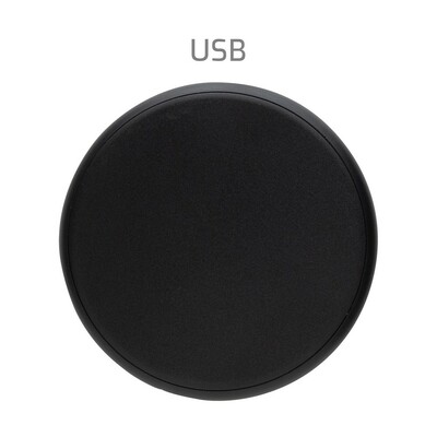 Magnetyczna ładowarka bezprzewodowa 3 w 1 15W Magnapad z nadrukiem Twojego logo, kolor: czarny Magnetyczna ładowarka bezprzewodowa 3 w 1 15W Magnapad z nadrukiem Twojego logo, kolor: czarny