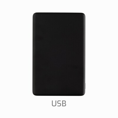 Power bank 5000 mAh, ładowarka bezprzewodowa 5W Orion z nadrukiem Twojego logo, materiał: aluminium, kolor: czarny Power bank 5000 mAh, ładowarka bezprzewodowa 5W Orion z nadrukiem Twojego logo, materiał: aluminium, kolor: czarny