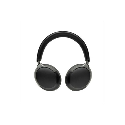 Nauszne słuchawki bezprzewodowe Soundpro ANC z nadrukiem Twojego logo, materiał: pu, kolor: czarny Nauszne słuchawki bezprzewodowe Soundpro ANC z nadrukiem Twojego logo, materiał: pu, kolor: czarny