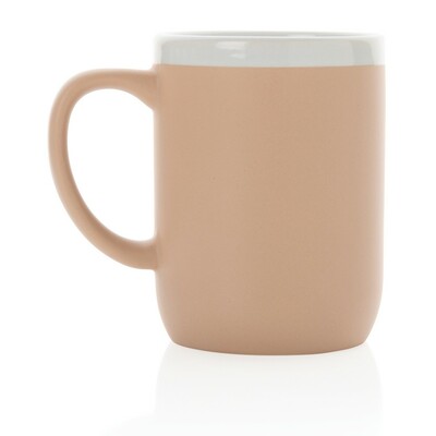 Kubek ceramiczny 300 ml z nadrukiem Twojego logo, materiał: ceramika, kolor: brązowy Kubek ceramiczny 300 ml z nadrukiem Twojego logo, materiał: ceramika, kolor: brązowy