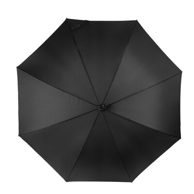 Bambusowy parasol automatyczny 27" AWARE™ RPET z nadrukiem Twojego logo, materiał: metal, rpet, kolor: czarny Bambusowy parasol automatyczny 27" AWARE™ RPET z nadrukiem Twojego logo, materiał: metal, rpet, kolor: czarny