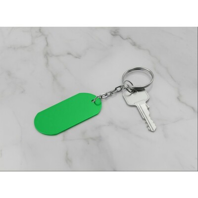 Brelok do kluczy | Belai z nadrukiem Twojego logo, materiał: aluminium, kolor: zielony Brelok do kluczy | Belai z nadrukiem Twojego logo, materiał: aluminium, kolor: zielony