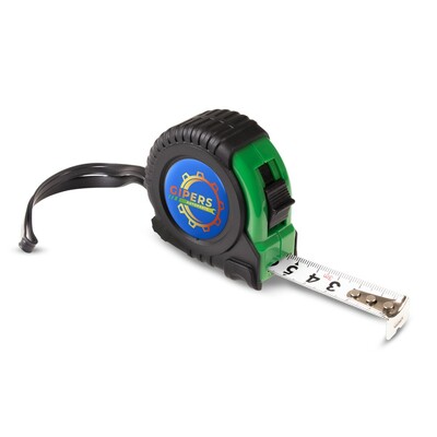 Miara 3m | Osahar z nadrukiem Twojego logo, materiał: pp, kolor: zielony Miara 3m | Osahar z nadrukiem Twojego logo, materiał: pp, kolor: zielony