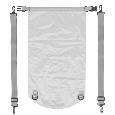 Wodoodporna torba, worek 20 L | Buklor z nadrukiem Twojego logo, materiał: pp, pvc, poliester, ripstop, kolor: biały Wodoodporna torba, worek 20 L | Buklor z nadrukiem Twojego logo, materiał: pp, pvc, poliester, ripstop, kolor: biały