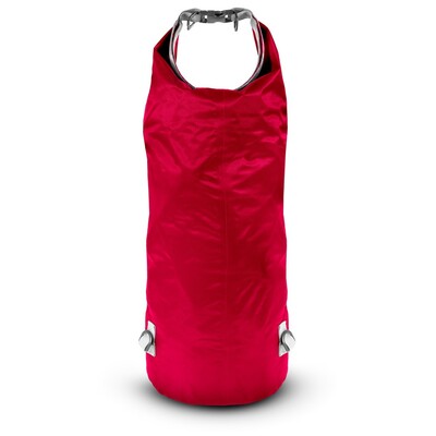 Wodoodporna torba, worek 20 L | Buklor z nadrukiem Twojego logo, materiał: pp, pvc, poliester, ripstop, kolor: czerwony Wodoodporna torba, worek 20 L | Buklor z nadrukiem Twojego logo, materiał: pp, pvc, poliester, ripstop, kolor: czerwony