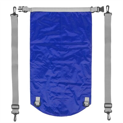 Wodoodporna torba, worek 20 L | Buklor z nadrukiem Twojego logo, materiał: pp, pvc, poliester, ripstop, kolor: niebieski Wodoodporna torba, worek 20 L | Buklor z nadrukiem Twojego logo, materiał: pp, pvc, poliester, ripstop, kolor: niebieski