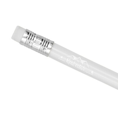 Elastyczny ołówek | Like z nadrukiem Twojego logo, materiał: pvc, kolor: biały Elastyczny ołówek | Like z nadrukiem Twojego logo, materiał: pvc, kolor: biały