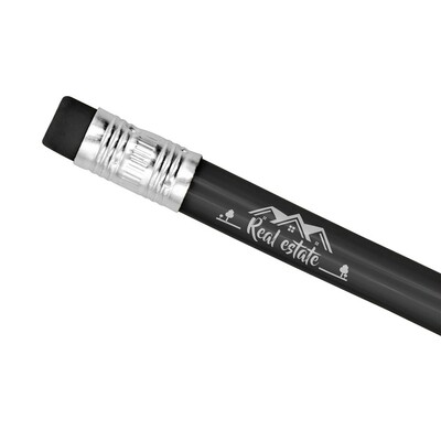 Elastyczny ołówek | Like z nadrukiem Twojego logo, materiał: pvc, kolor: czarny Elastyczny ołówek | Like z nadrukiem Twojego logo, materiał: pvc, kolor: czarny