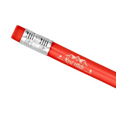 Elastyczny ołówek | Like z nadrukiem Twojego logo, materiał: pvc, kolor: czerwony Elastyczny ołówek | Like z nadrukiem Twojego logo, materiał: pvc, kolor: czerwony