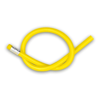 Elastyczny ołówek | Like z nadrukiem Twojego logo, materiał: pvc, kolor: żółty Elastyczny ołówek | Like z nadrukiem Twojego logo, materiał: pvc, kolor: żółty