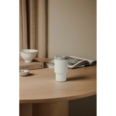 Kubek termiczny 350 ml VINGA Nagano z nadrukiem Twojego logo, materiał: pp, stal nierdzewna, stal, kolor: biały Kubek termiczny 350 ml VINGA Nagano z nadrukiem Twojego logo, materiał: pp, stal nierdzewna, stal, kolor: biały