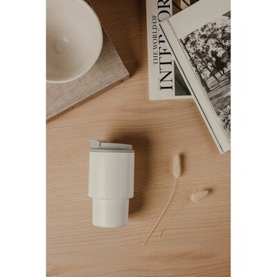 Kubek termiczny 350 ml VINGA Nagano z nadrukiem Twojego logo, materiał: pp, stal nierdzewna, stal, kolor: biały Kubek termiczny 350 ml VINGA Nagano z nadrukiem Twojego logo, materiał: pp, stal nierdzewna, stal, kolor: biały