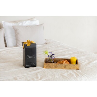 Zestaw kosmetyków Medium TREATMENTS z nadrukiem Twojego logo, materiał: plastik, aluminium, guma, karton, kolor: niebieski Zestaw kosmetyków Medium TREATMENTS z nadrukiem Twojego logo, materiał: plastik, aluminium, guma, karton, kolor: niebieski