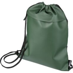 Worek ze sznurkiem RPET z nadrukiem Twojego logo, materiał: poliester, rpet, kolor: zielony