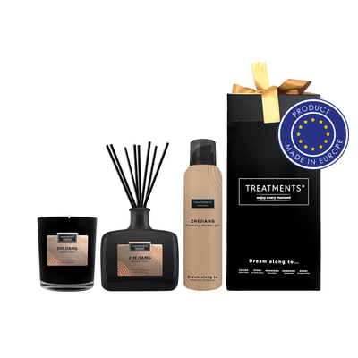 Zestaw prezentowy Home & Body DeLuxe TREATMENTS z nadrukiem Twojego logo, materiał: metal, plastik, karton, kolor: brązowy Zestaw prezentowy Home & Body DeLuxe TREATMENTS z nadrukiem Twojego logo, materiał: metal, plastik, karton, kolor: brązowy