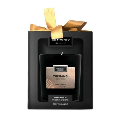 Świeczka zapachowa TREATMENTS z nadrukiem Twojego logo, materiał: guma, karton, szkło, kolor: brązowy Świeczka zapachowa TREATMENTS z nadrukiem Twojego logo, materiał: guma, karton, szkło, kolor: brązowy