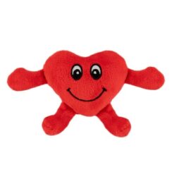 Pluszowe serce | Anmara z nadrukiem Twojego logo, materiał: plusz, kolor: czerwony