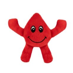 Pluszowa kropla | Vaiva z nadrukiem Twojego logo, materiał: plusz, kolor: czerwony
