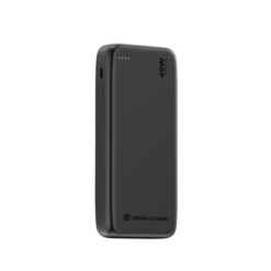Power bank 20000 mAh Urban Vitamin San Mateo z nadrukiem Twojego logo, kolor: black