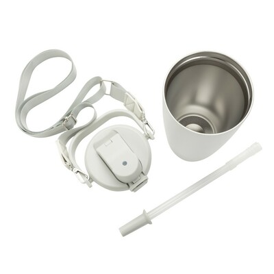 Kubek termiczny 600 ml Avira Ayala z nadrukiem Twojego logo, materiał: pp, stal nierdzewna, stal, kolor: white Kubek termiczny 600 ml Avira Ayala z nadrukiem Twojego logo, materiał: pp, stal nierdzewna, stal, kolor: white