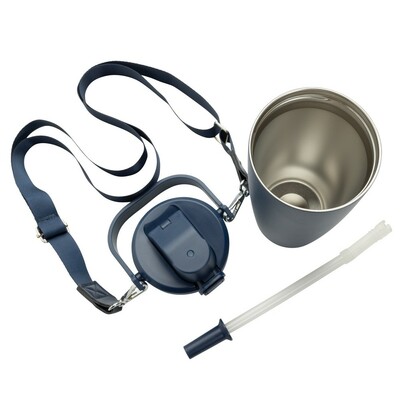 Kubek termiczny 600 ml Avira Ayala z nadrukiem Twojego logo, materiał: pp, stal nierdzewna, stal, kolor: navy Kubek termiczny 600 ml Avira Ayala z nadrukiem Twojego logo, materiał: pp, stal nierdzewna, stal, kolor: navy