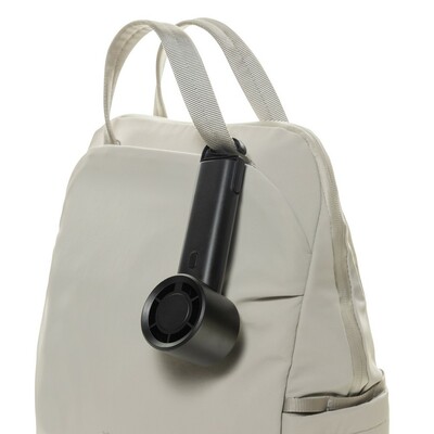 Wentylator kieszonkowy, składany z nadrukiem Twojego logo, kolor: black Wentylator kieszonkowy, składany z nadrukiem Twojego logo, kolor: black