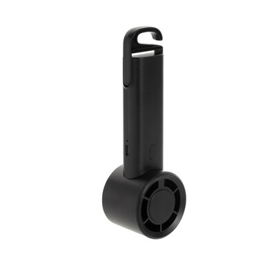 Wentylator kieszonkowy, składany z nadrukiem Twojego logo, kolor: black Wentylator kieszonkowy, składany z nadrukiem Twojego logo, kolor: black