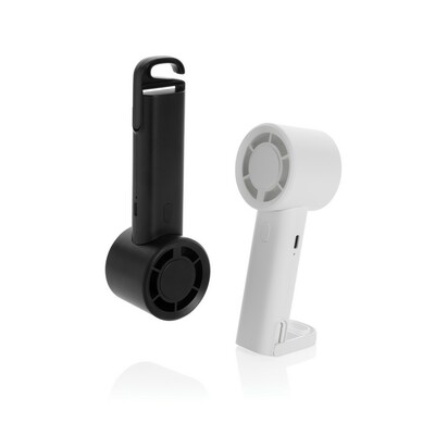 Wentylator kieszonkowy, składany z nadrukiem Twojego logo, kolor: black Wentylator kieszonkowy, składany z nadrukiem Twojego logo, kolor: black