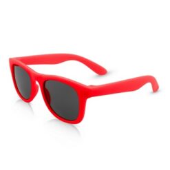 Okulary przeciwsłoneczne, rozmiar dziecięcy | Sia z nadrukiem Twojego logo, materiał: plastik, kolor: czerwony