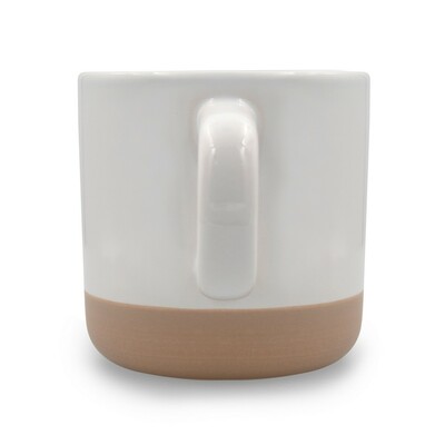 Kubek ceramiczny 340 ml | Aato z nadrukiem Twojego logo, materiał: ceramika, kolor: biały Kubek ceramiczny 340 ml | Aato z nadrukiem Twojego logo, materiał: ceramika, kolor: biały