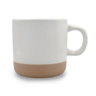 Kubek ceramiczny 340 ml | Aato z nadrukiem Twojego logo, materiał: ceramika, kolor: biały Kubek ceramiczny 340 ml | Aato z nadrukiem Twojego logo, materiał: ceramika, kolor: biały