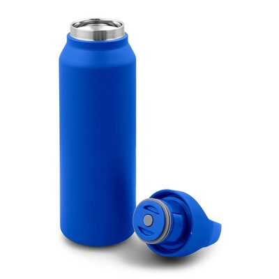 Butelka termiczna 530 ml Air Gifts | Almaide z nadrukiem Twojego logo, materiał: plastik, stal nierdzewna, stal, kolor: niebieski Butelka termiczna 530 ml Air Gifts | Almaide z nadrukiem Twojego logo, materiał: plastik, stal nierdzewna, stal, kolor: niebieski