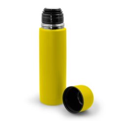 Termos 500 ml | Olympe z nadrukiem Twojego logo, materiał: stal nierdzewna, stal, kolor: żółty
