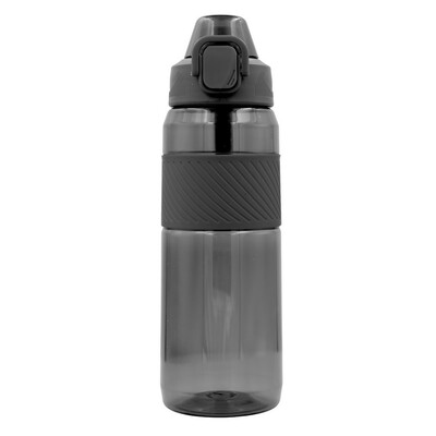 Butelka sportowa 850 ml Air Gifts |Flore z nadrukiem Twojego logo, materiał: plastik, pp, pc, tritan, kolor: czarny Butelka sportowa 850 ml Air Gifts |Flore z nadrukiem Twojego logo, materiał: plastik, pp, pc, tritan, kolor: czarny