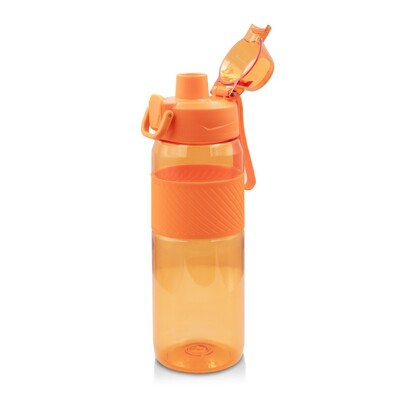 Butelka sportowa 850 ml Air Gifts |Flore z nadrukiem Twojego logo, materiał: plastik, pp, pc, tritan, kolor: pomarańczowy Butelka sportowa 850 ml Air Gifts |Flore z nadrukiem Twojego logo, materiał: plastik, pp, pc, tritan, kolor: pomarańczowy