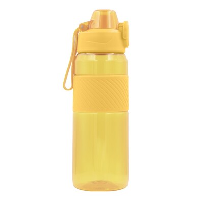 Butelka sportowa 850 ml Air Gifts |Flore z nadrukiem Twojego logo, materiał: plastik, pp, pc, tritan, kolor: żółty Butelka sportowa 850 ml Air Gifts |Flore z nadrukiem Twojego logo, materiał: plastik, pp, pc, tritan, kolor: żółty