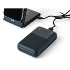 Power bank 20000 mAh z nadrukiem Twojego logo, materiał: pc, kolor: czarny