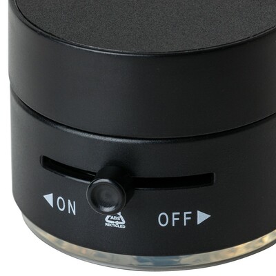 Stojak na telefon z nadrukiem Twojego logo, materiał: plastik, kolor: czarny Stojak na telefon z nadrukiem Twojego logo, materiał: plastik, kolor: czarny