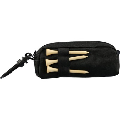 Zestaw piłeczek do golfa z nadrukiem Twojego logo, materiał: guma, poliester, rpet, kolor: czarny Zestaw piłeczek do golfa z nadrukiem Twojego logo, materiał: guma, poliester, rpet, kolor: czarny