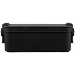 Pudełko śniadaniowe 2,2l z nadrukiem Twojego logo, materiał: pp, kolor: czarny