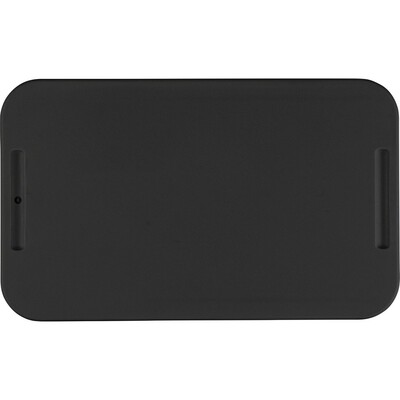 Pudełko śniadaniowe 2,2l z nadrukiem Twojego logo, materiał: pp, kolor: czarny Pudełko śniadaniowe 2,2l z nadrukiem Twojego logo, materiał: pp, kolor: czarny