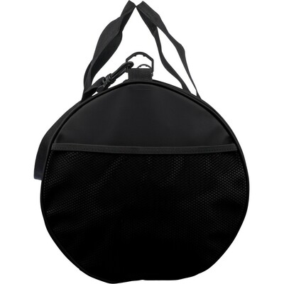 Torba sportowa, podróżna z nadrukiem Twojego logo, materiał: rpet, kolor: czarny Torba sportowa, podróżna z nadrukiem Twojego logo, materiał: rpet, kolor: czarny